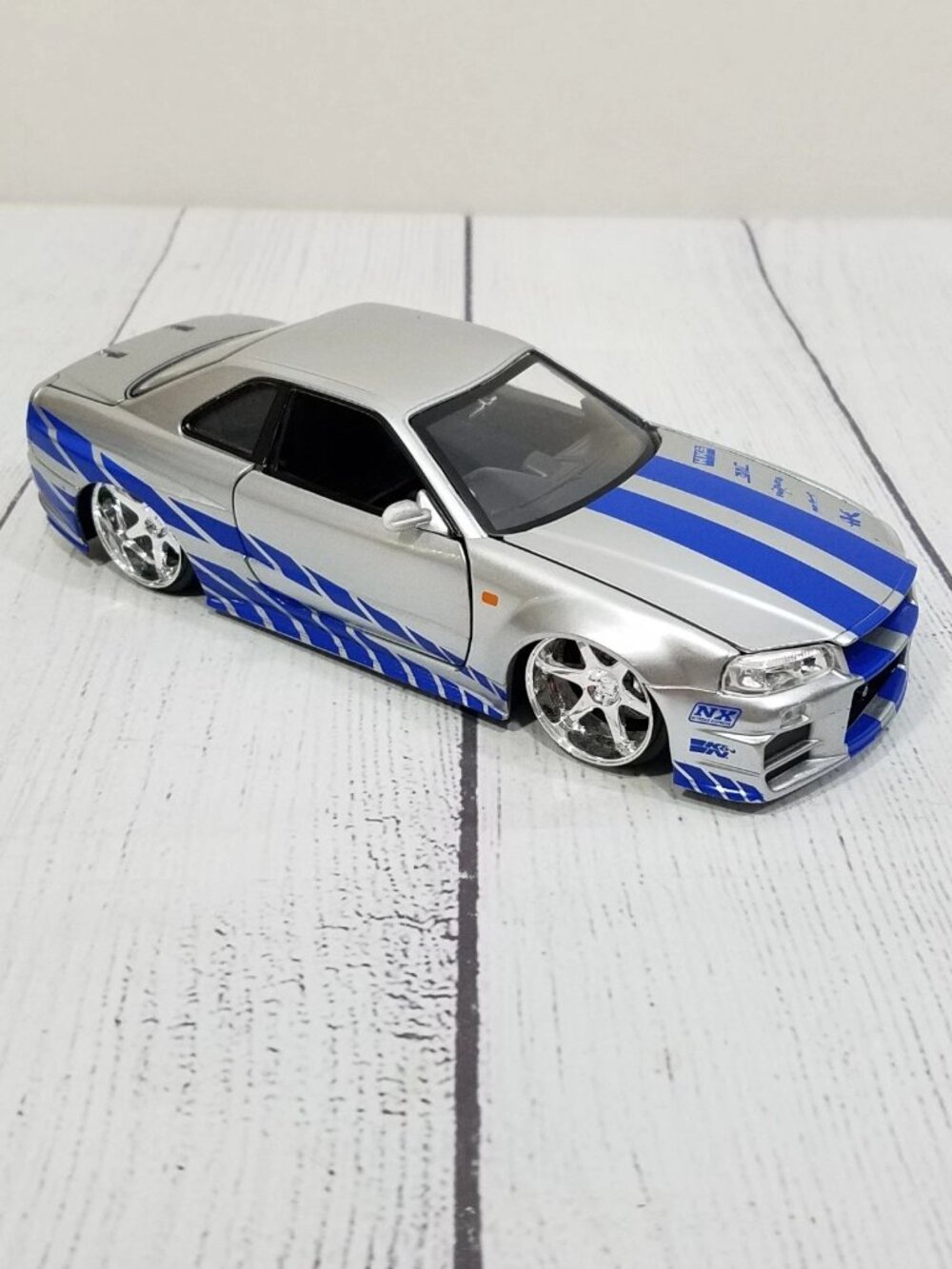 Jada Toys Fast & Furious Brian's Nissan Skyline GT-R Die Cast Car 1/24 - DEFECT